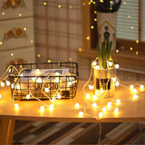 LumiGlobe 10M Petite guirlande lumineuse à boules – USB/piles