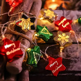Lumières de Noël avec boîtier à piles