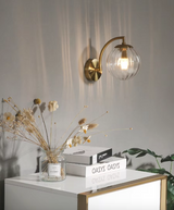 Glaslamp - LED-Wandleuchte-Leuchtezauber