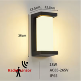 RAINFORCE IP65 Lampada da parete LED per esterni