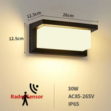 RAINFORCE IP65 Lampada da parete LED per esterni
