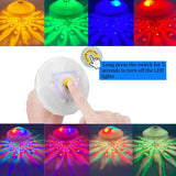 AQUAGLOW RGB Schwimmende Disco Lampe-Leuchtezauber