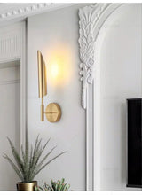 LustraVogue Aura – Applique murale de luxe moderne avec abat-jour en verre