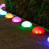 LUXGLOW Solar-Kiesel Außenleuchte-Leuchtezauber