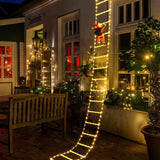 Luce natalizia Babbo Natale scala a pioli catena luminosa LED – 1M / 3M USB