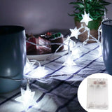 StellaGlow Catena luminosa a LED con stelle – 51-100 LED a batterie