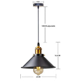IronGlow Vintage LED Pendelleuchte – Retro Loftlampe für Küche & Esszimmer-Leuchtezauber