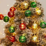 Lumières de Noël avec boîtier à piles