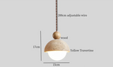 Suspension LED japonaise Wabi-Sabi ZenAura