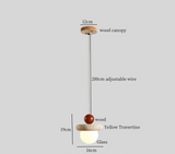 Suspension LED japonaise Wabi-Sabi ZenAura