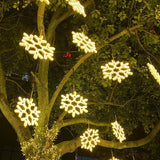 Weihnachts-LED-wasserdichtes Schneeflockenlicht-Leuchtezauber