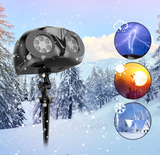 SNOWGLOW – Projecteur LED de chute de neige à double tête