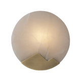 Skandinavische minimalistische Marmor-Wandlampe-Leuchtezauber