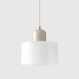 Kreative Bauhaus-Hängelampe aus Glas-Leuchtezauber