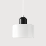 Kreative Bauhaus-Hängelampe aus Glas-Leuchtezauber