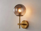 LumiNord – Nordische Moderne LED-Wandleuchte mit Glas-Lichtkugel