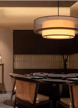 Luxe “SilkAura Moderne Pendelleuchte”