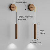 DINDALLED Moderne LED Wandleuchte