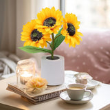 Glitzernde Sonnenblume Lampe für auf Tisch-Leuchtezauber