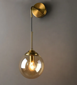LumoNord Glas-Kugel LED Wandleuchte