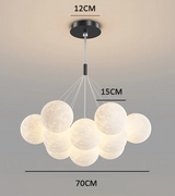 DreamGlow KidsChandelier – Moderne 3D-gedruckte Kinderzimmer