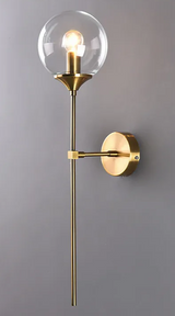 LumoNord Glas-Kugel LED Wandleuchte