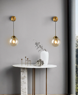 LumoNord Glas-Kugel LED Wandleuchte