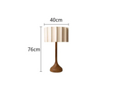 Wabi Sabi Holz-Stehlampe – Minimalistische LED Standlampe