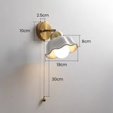 Französische Retro-Wandlampe mit weißen Blumen-Leuchtezauber