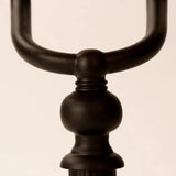 AmberGlow Vintage Matt-Orange Glas Tischlampe