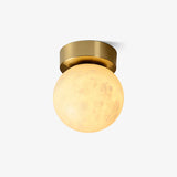 Moon Alabaster Deckenleuchte-Leuchtezauber