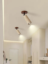 LumiSabi Travertin Naturstein LED Deckenleuchte – Moderne Wabi-Sabi Lampe