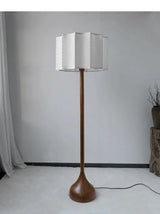 Wabi Sabi Holz-Stehlampe – Minimalistische LED Standlampe