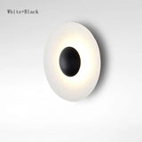 NordicGlow – Moderne Runde LED Wandleuchte im Nordischen Holzdesign