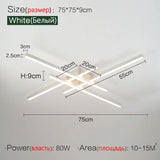 Skandinavische LED Deckenleuchte – Moderne Minimalistische Deckenlampe | Energieeffiziente Wohnraumbeleuchtung | Elegantes Design