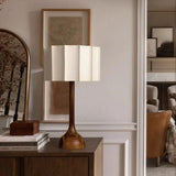 Wabi Sabi Holz-Stehlampe – Minimalistische LED Standlampe