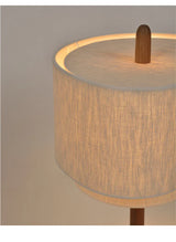 Wabi-Sabi Japanische Stoff-Stehlampe – Minimalistische LED Bodenlampe für Wohnzimmer & Schlafzimmer