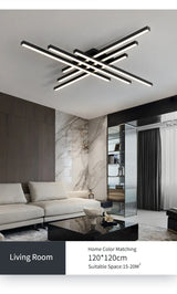 Skandinavische LED Deckenleuchte – Moderne Minimalistische Deckenlampe | Energieeffiziente Wohnraumbeleuchtung | Elegantes Design