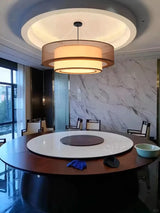 Luxe “SilkAura Moderne Pendelleuchte”