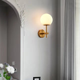 LumiNord – Nordische Moderne LED-Wandleuchte mit Glas-Lichtkugel