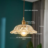 AuroraLuxe LED Pendelleuchte – Kupfer & Glas für Modernes Wohndesign