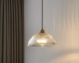 AuroraLuxe LED Pendelleuchte – Kupfer & Glas für Modernes Wohndesign
