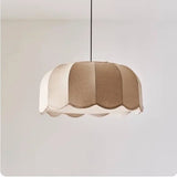 Nordic Wabi Glow – Minimalistische Wabi-Sabi LED Hängelampe mit Leinenstoff
