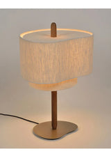 Wabi-Sabi Japanische Stoff-Stehlampe – Minimalistische LED Bodenlampe für Wohnzimmer & Schlafzimmer