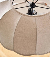 Nordic Wabi Glow – Minimalistische Wabi-Sabi LED Hängelampe mit Leinenstoff