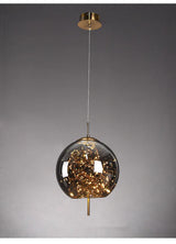Moderne LED Glas Pendelleuchte – Elegante Designer Hängeleuchte | Dimmbare Deckenbeleuchtung | Stilvolle Wohnraumlampe