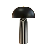 AuréLuma Japandi Wasabi Keramik-Tischlampe