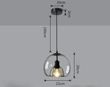 Aurora Glas Pendelleuchte