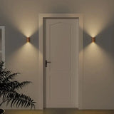 LumiHolz – Moderne Innen-Induktions Wandleuchte aus Holz