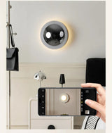 LumiBau Premium Bauhaus Runde Wandleuchte